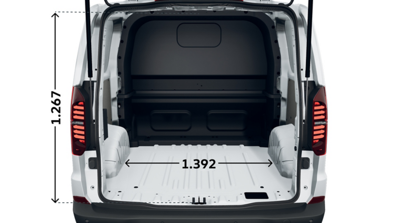 Transporter Kastenwagen plus kurzer Radstand hinten