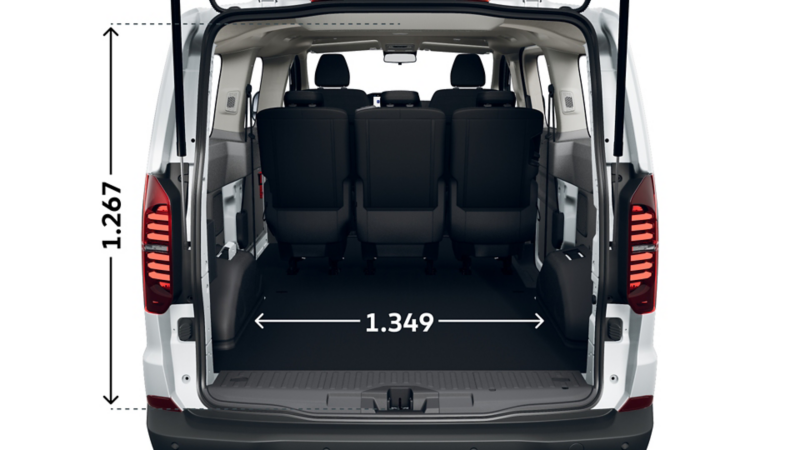 Transporter Kombi kurzer Radstand hinten