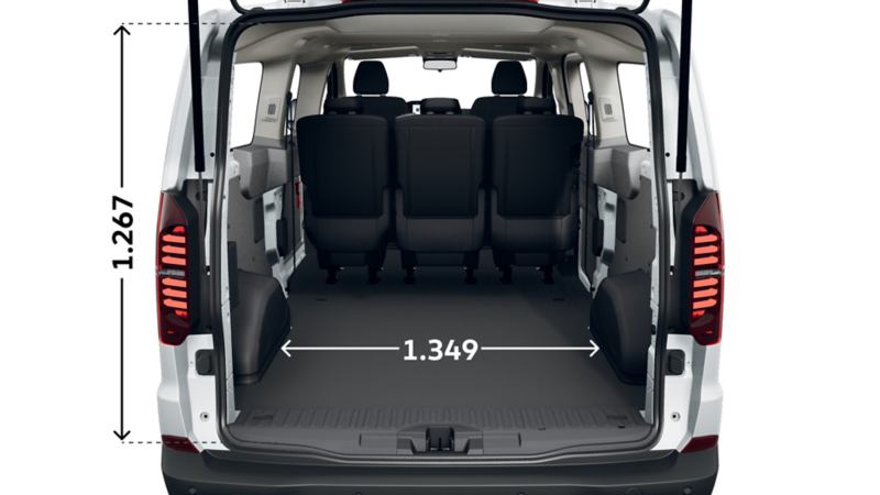Transporter Kombi langer Radstand hinten
