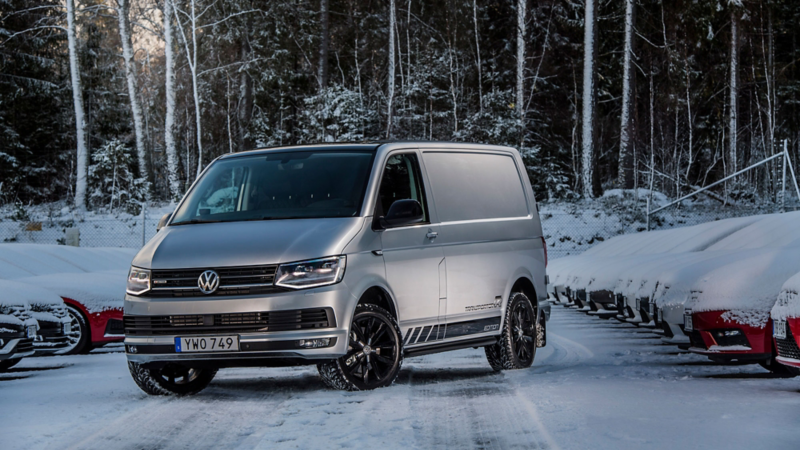 Transporter R Edition smälter snön så het den är