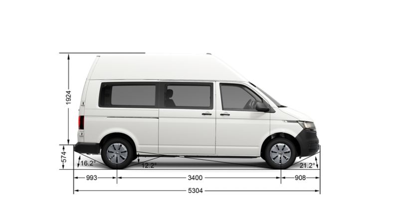 Размер транспортер т5. Габариты Фольксваген Транспортер т6. Volkswagen Transporter высота. Volkswagen Transporter t6 габариты грузового отсека. Volkswagen Transporter Kombi габариты.