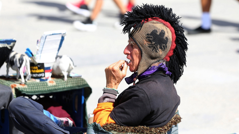 Punkare (?) på Venice Beach