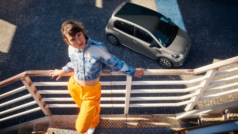 VW up! "white style" set oppefra