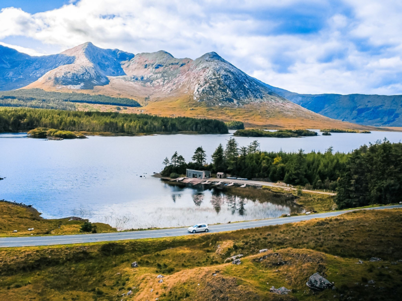 Volkswagen Golf VI in Ireland with Moutains Behind User Generated Content 