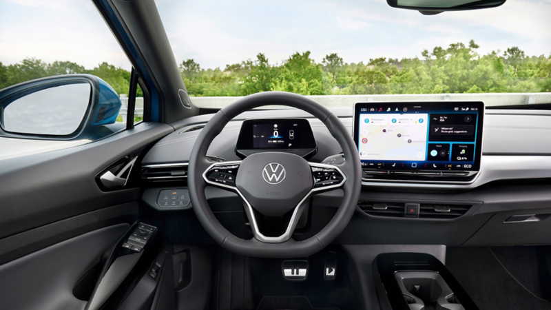 Blick in das Cockpit des ID.4
