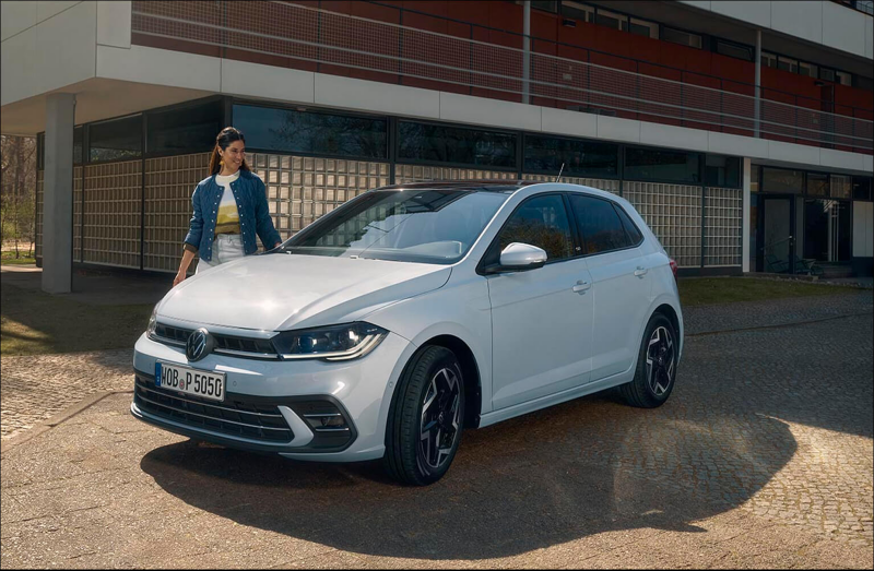 A line up of the VW electric range including ID.3, ID.4, ID.5 & ID.7