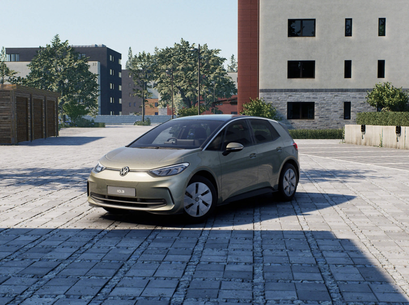 ID.3 Pure Essential in Olivine Green