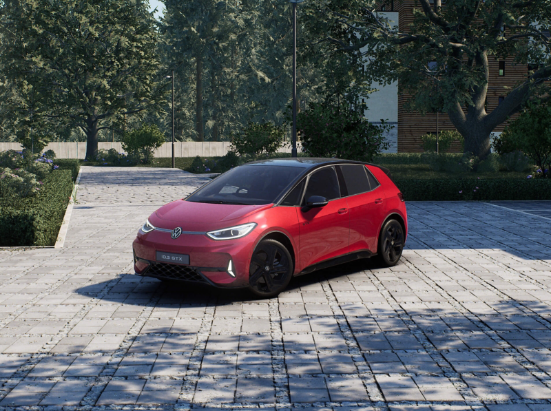 A VW ID.3 GTX Performance in Kings Red