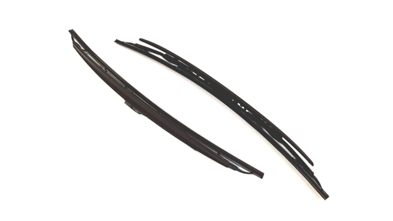 A set of black wiper blades