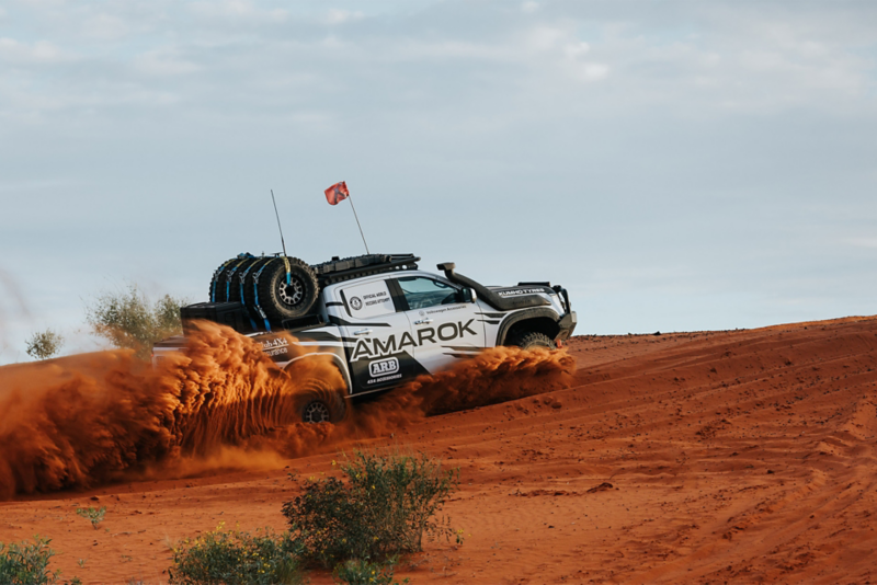 VW Amarok Desert World Record