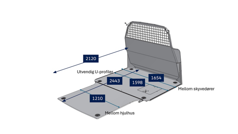 varerommet i vw id buzz gtx varebil