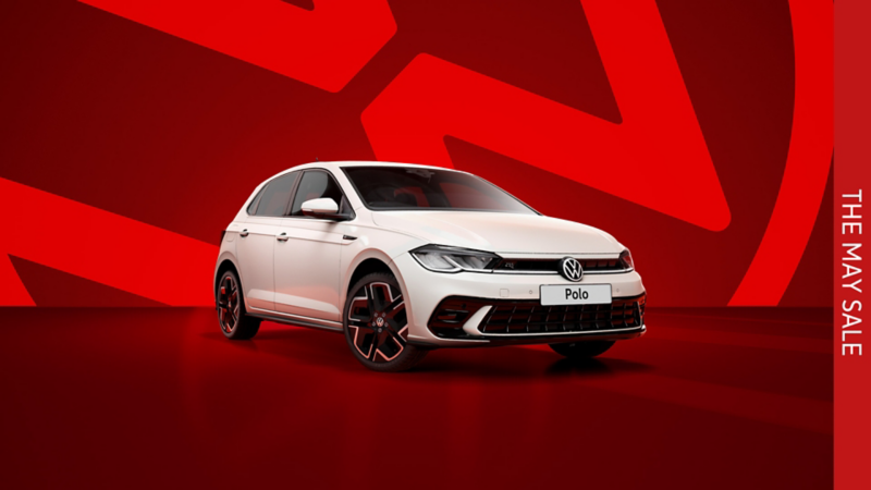 Front three quarter view of a VW Polo