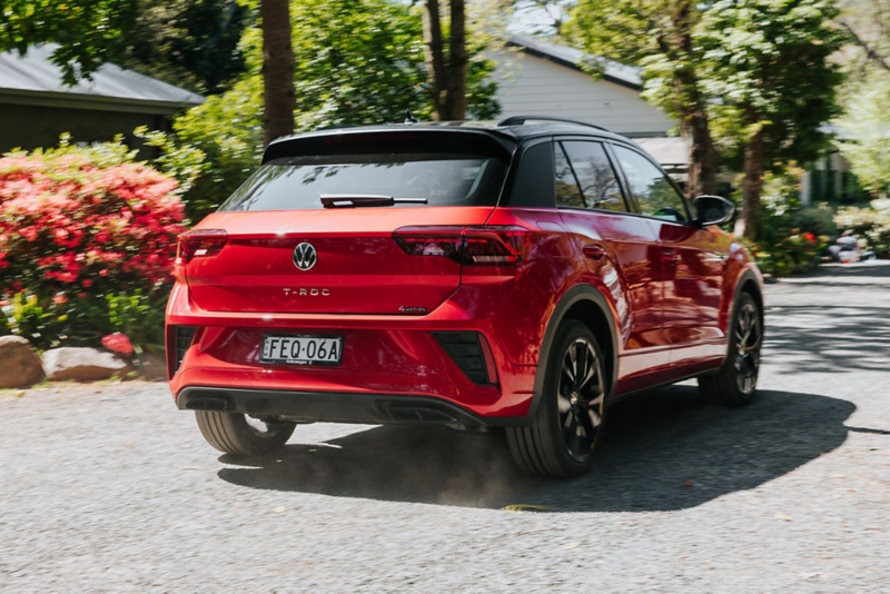 Volkswagen T-roc exterior back view