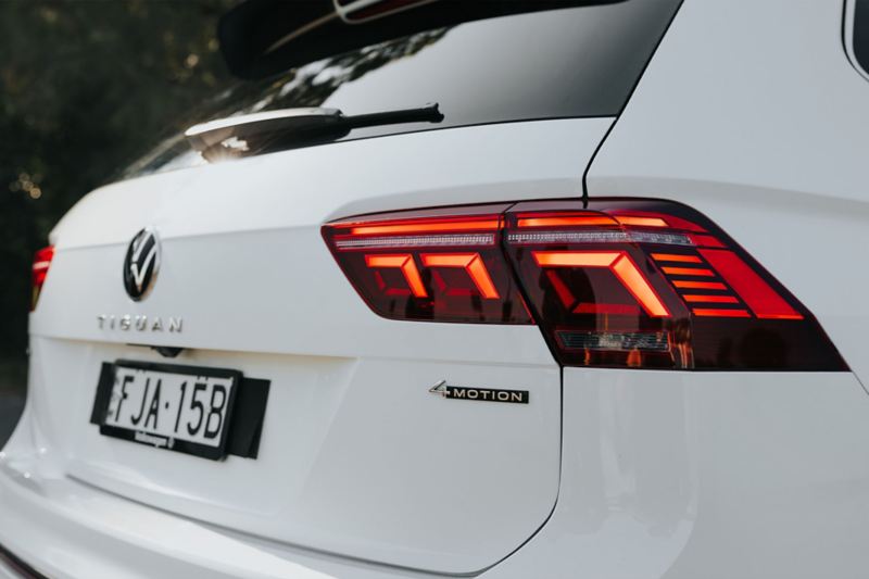 Close up on the Side mirror of the Volkswagen Tiguan Allspace