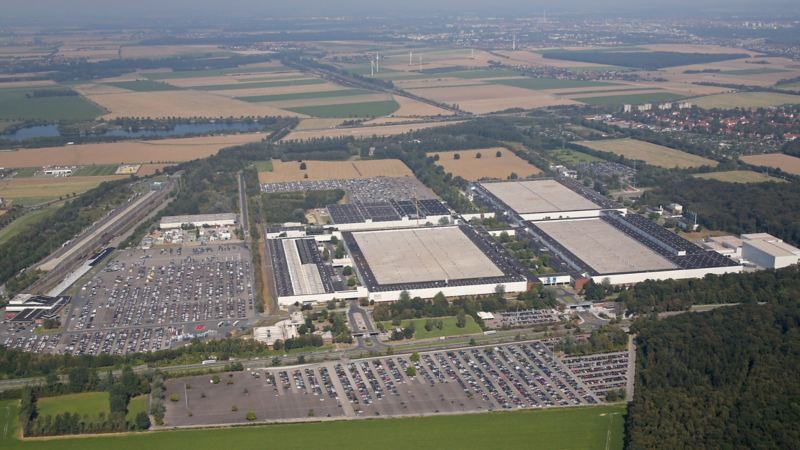 Panorama des Volkswagen Werks Salzgitter
