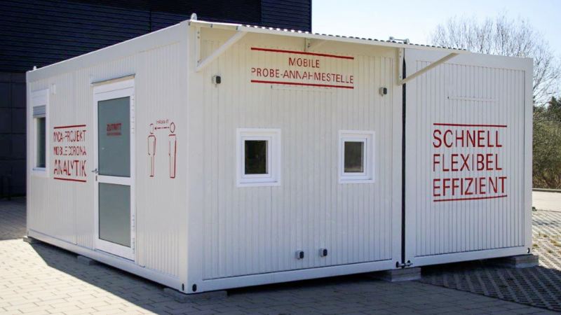 Testzentrum, Modell-Container