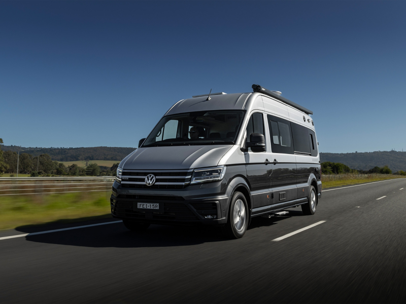 Grey Kampervan