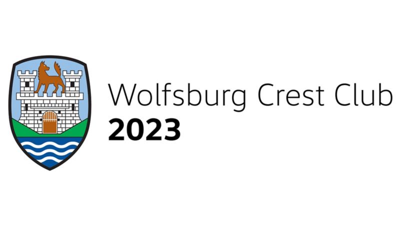 The logo of Wolfsburg Crest Club