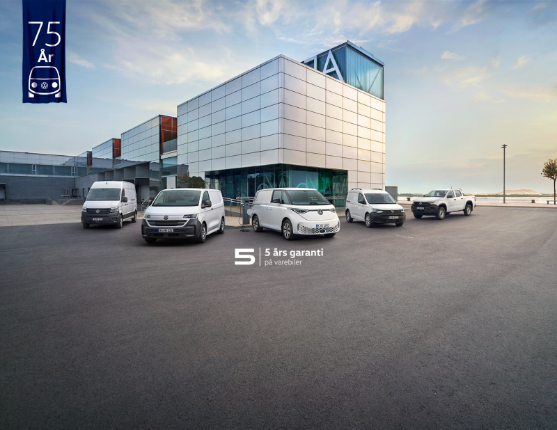 Billede af Crafter, Transporter, ID. Buzz Cargo, Caddy Cargo og Amarok. 