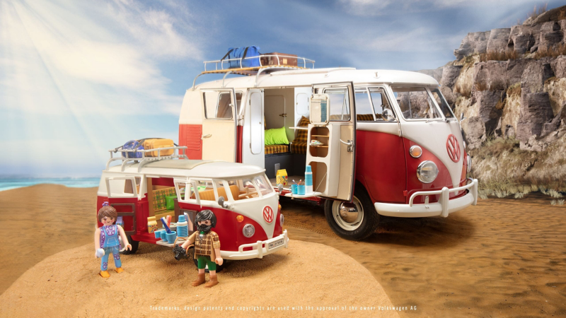 Volkswagen Bulli jako miniaturka PLAYMOBIL