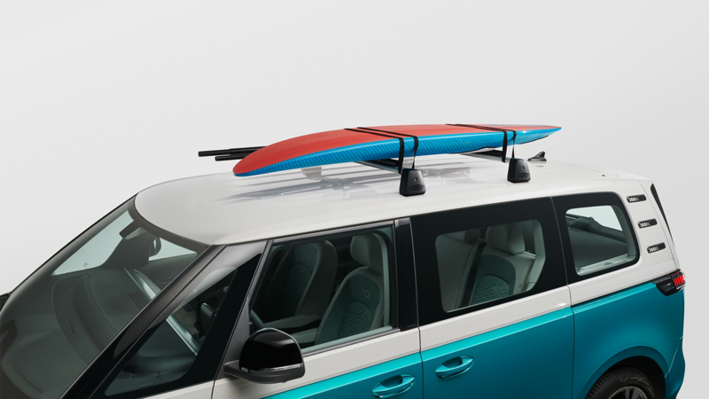 Surfboard Carrier by VW Accessories on a VW ID. Buzz