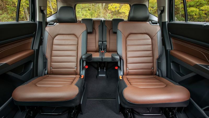 Interior view of the 2022 Volkswagen Atlas