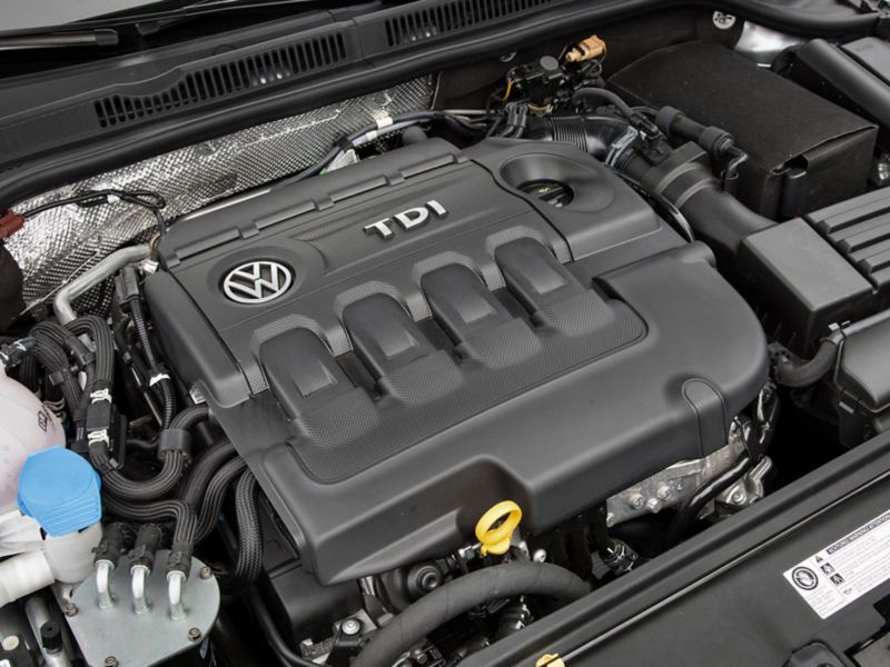 Under the hood of a VW TDI