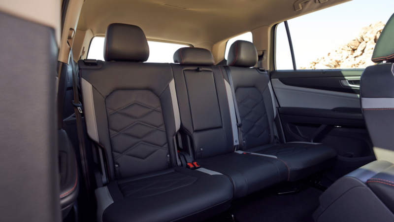 Interior view of the 2024 Volkswagen Atlas Peak Edition