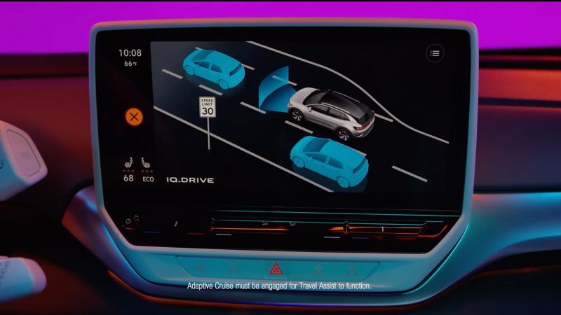 IQ.DRIVE screen in the 2021 Volkswagen ID.4.