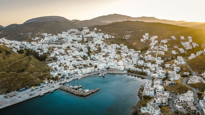 La isla de Astypalea, Grecia