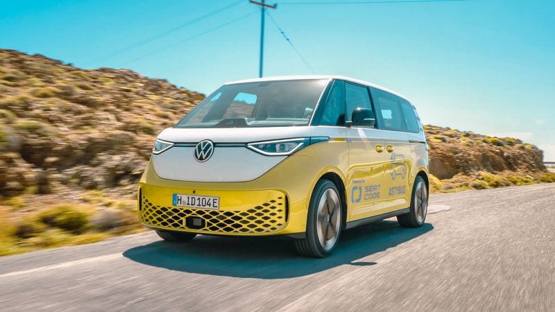 ID. Buzz de Volkswagen en Astypalea