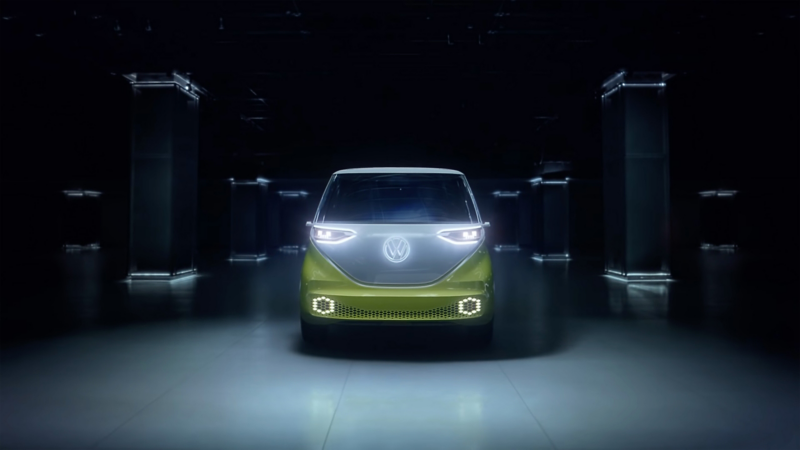 The Volkswagen ID. BUZZ concept vehicle. 