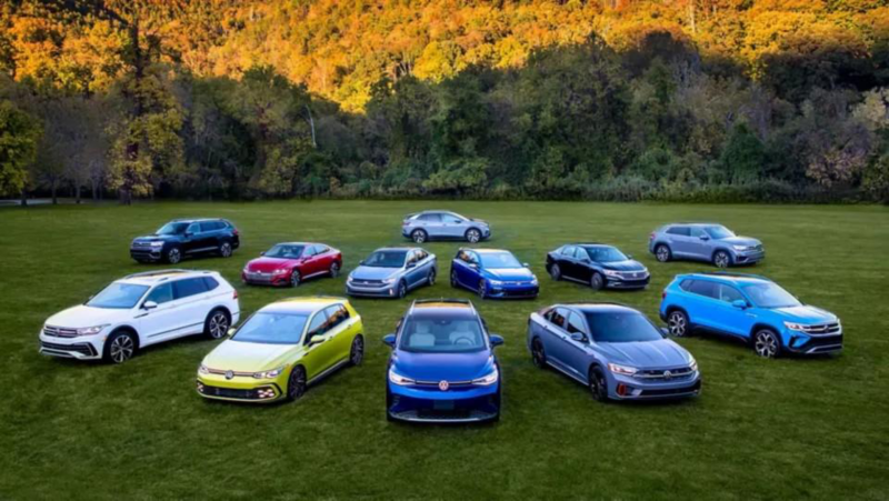 All current Volkswagen models