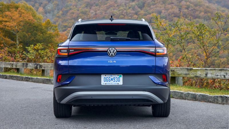 Rear of the Volkswagen ID.4 EV