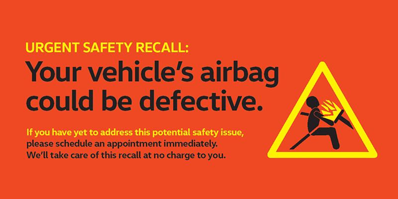 Volkswagen urgent safety call for defective airbags