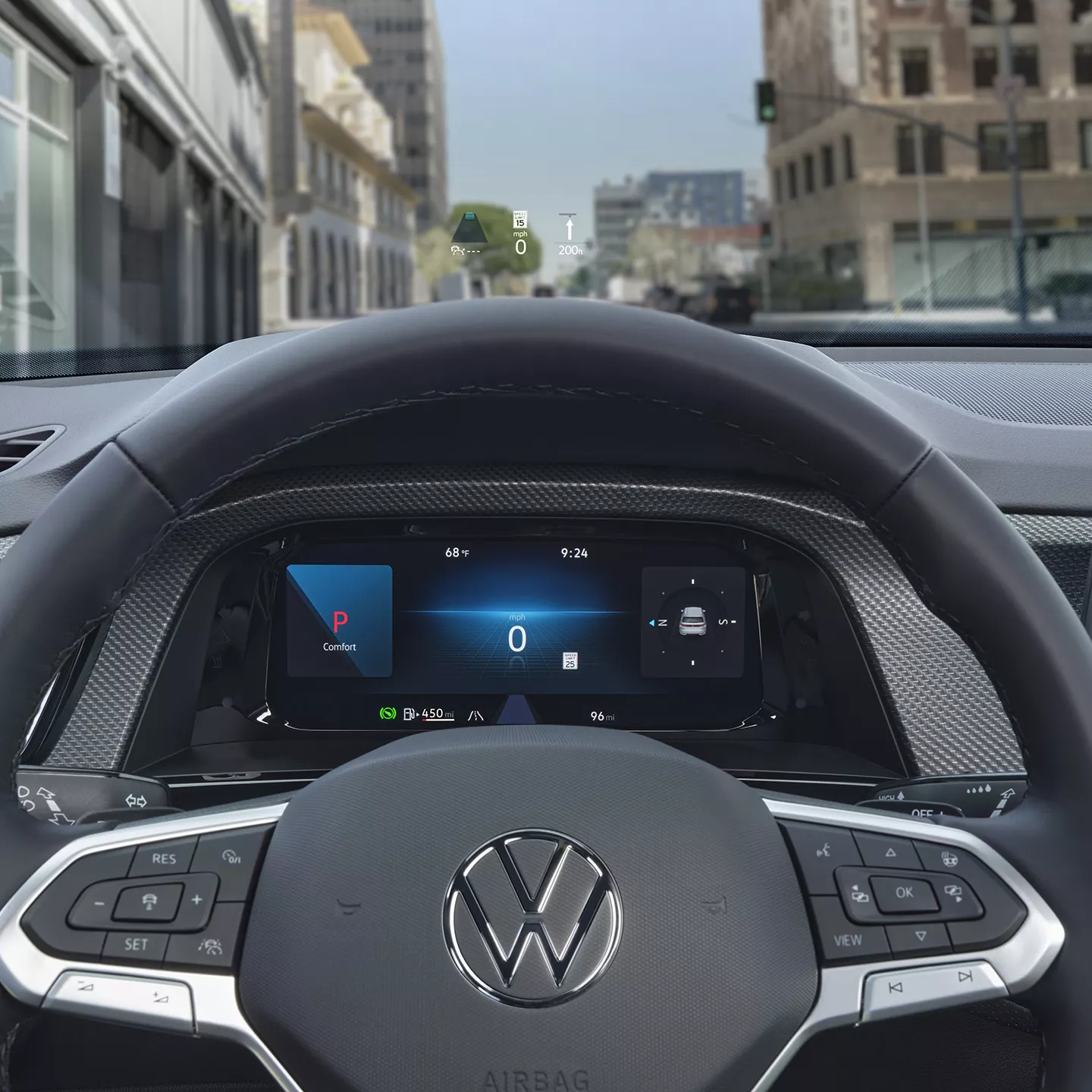 2025 Volkswagen Atlas Cross Sport heads-up display