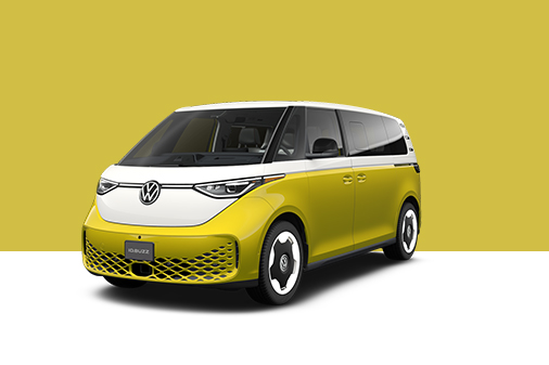 The ID. Buzz Pro S Plus in yellow