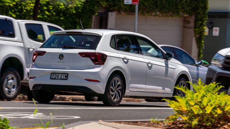 Volkswagen Polo Driving in carpark