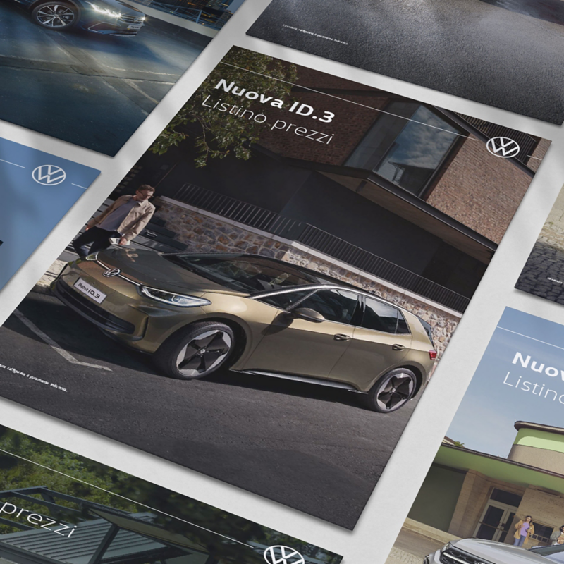Alcuni Listini Volkswagen visti dall'alto