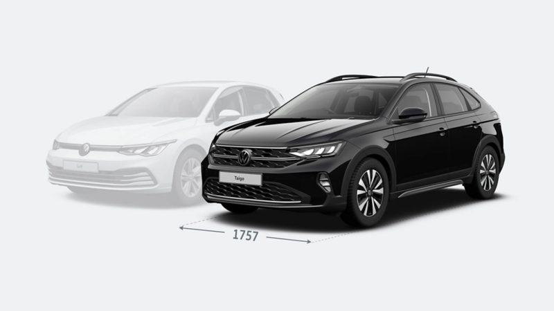 Taigo and golf comparison front