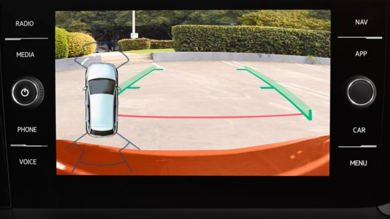 parking sensor display