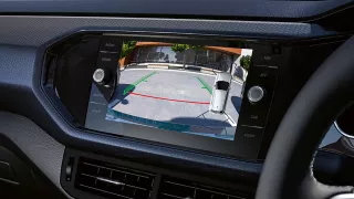 Image of the rear view camera display