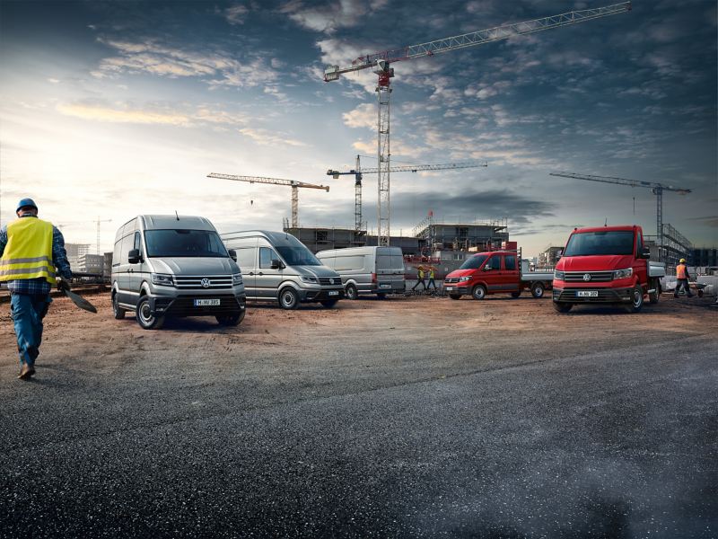 Volkswagen range of commercial Vans