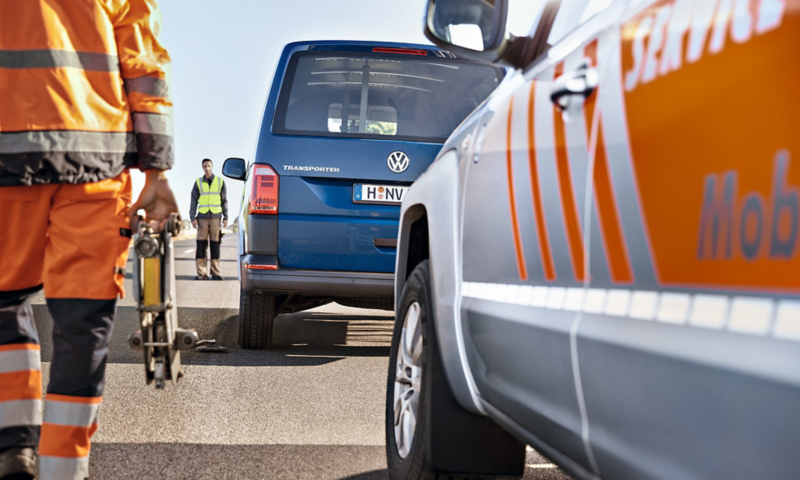 Volkswagen Erhvervsbiler vejhjælp, bugsering af bil