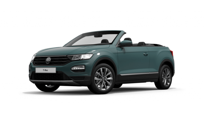volkswagen t-roc cabrio verde cactus