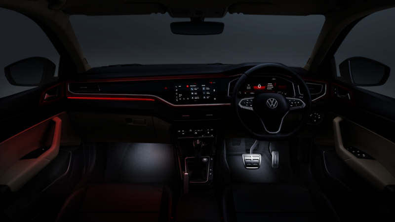 Volkswagen Virtus New footwell Illumination
