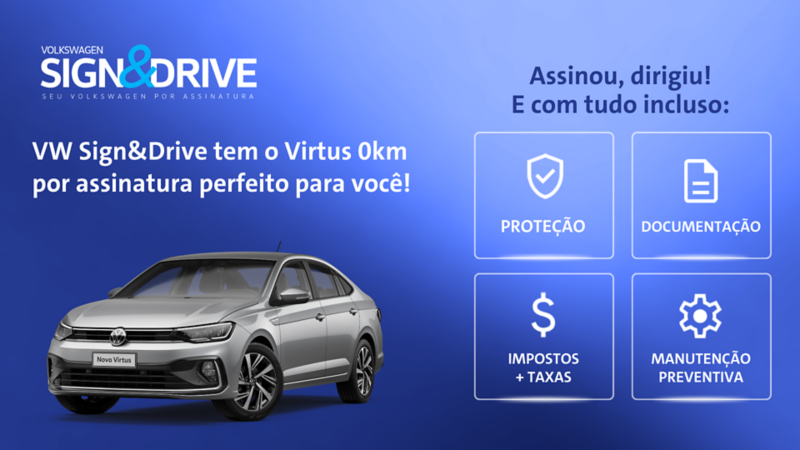 Virtus 0 km por assinatura