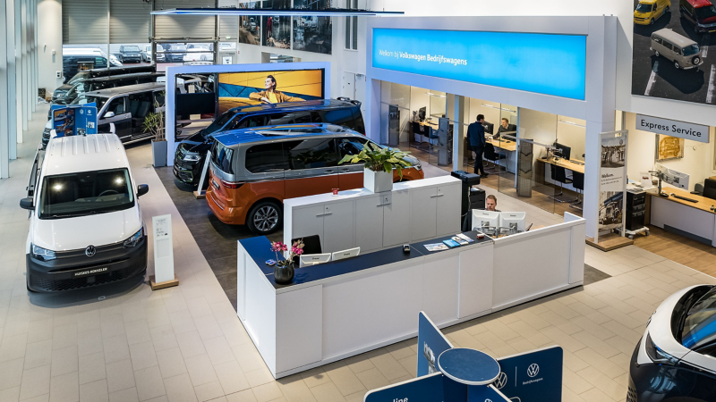 Volkswagen Bedrijfswagens Centrum showroom