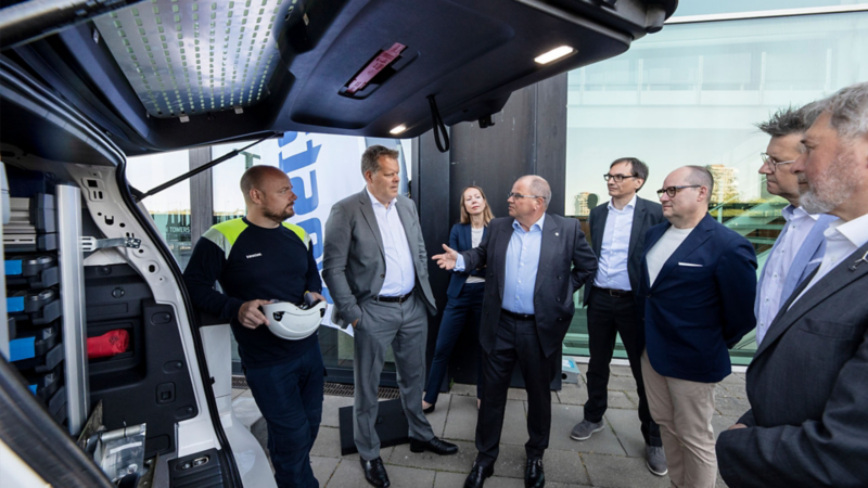Volkswagen Bedrijfswagens en Vestas maken zich samen sterk voor duurzame mobiliteit