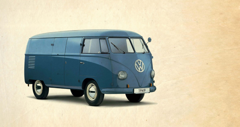 Klassiska folkabussen VW Transporter T1 1949